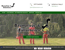 Tablet Screenshot of faellarbeiten.com